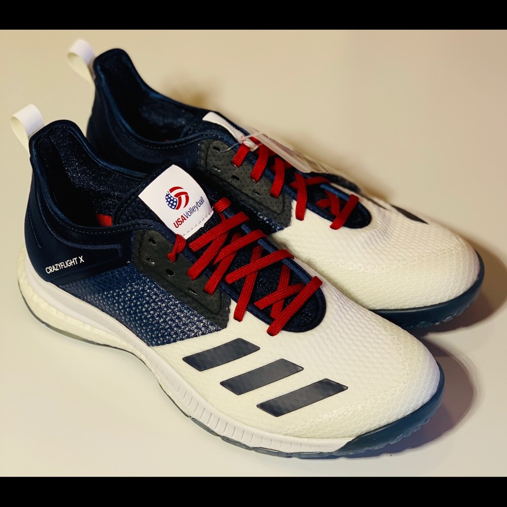Adidas crazy flight x ‘USA volleyball’ size 9